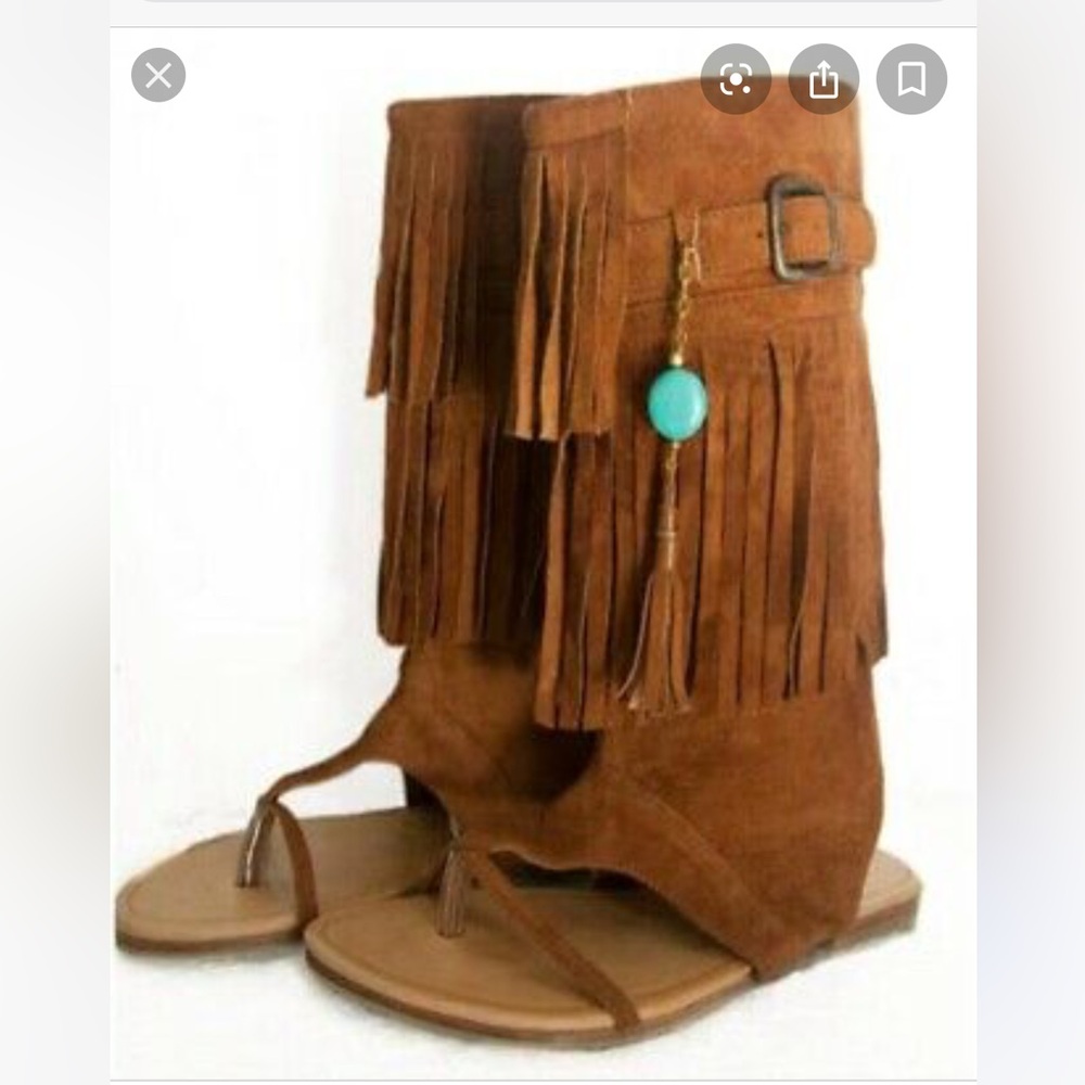 Rare! HTF Spell and the Gypsy Pocahontas Sandals Size 39
